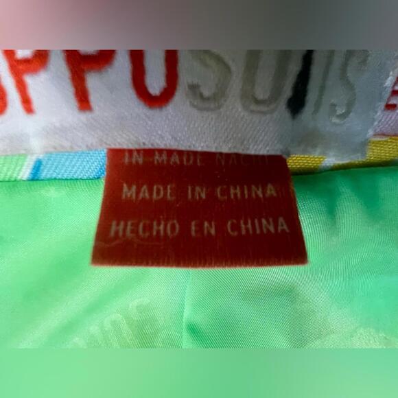 OppoSuits Pineapple Yellow & Blue Patterned Suit - sz 48 - Picture 6 of 11